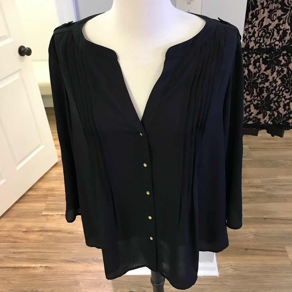 Chaus Black Blouse